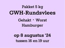 Pakket GWH rund 5 kg - 8 augustus '24 °