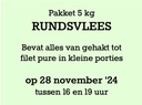 Pakket Rundsvlees 5 kg - 28 november '24 °